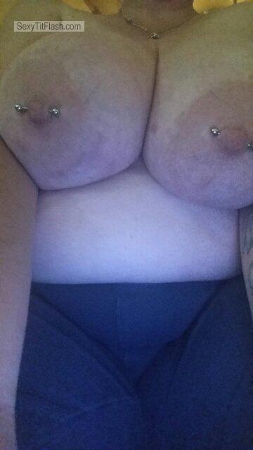 Extremely big Tits Of My Wife Selfie by My Wife's Big Tits